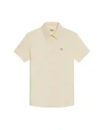 Camisa Oxford Duck Amarillo Merengue Claro Talla L Chevignon