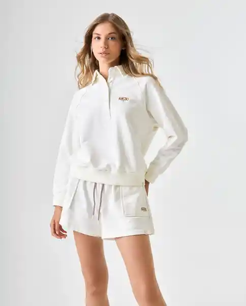 Buzo Mujer Crudo Talla L 682G002_CRU110606 Americanino