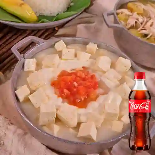 Combo Mote de Queso Personal +Cocacola Orig 400ml