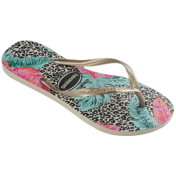 Sandalias Animal Floral Beige Talla 36 4144235 Havaianas