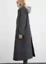 Abrigo Pildora Gris Talla XS Mujer Mango