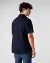 Camisa Hombre Azul Talla M 812G021_AZU194024