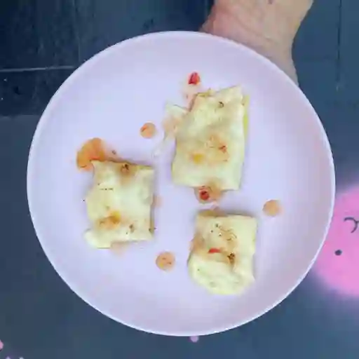 Montaditos de queso parmesano