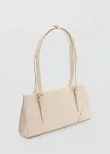 Bolso M Sharon Offwhite Talla 99 Mujer Mango