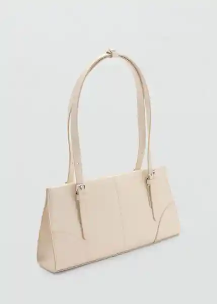 Bolso M Sharon Offwhite Talla 99 Mujer Mango