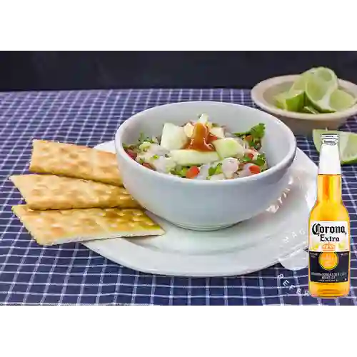Combo Ceviche de Pescado + Corona 330 ml