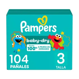 Pampers Pañal Baby-Dry Etapa 3