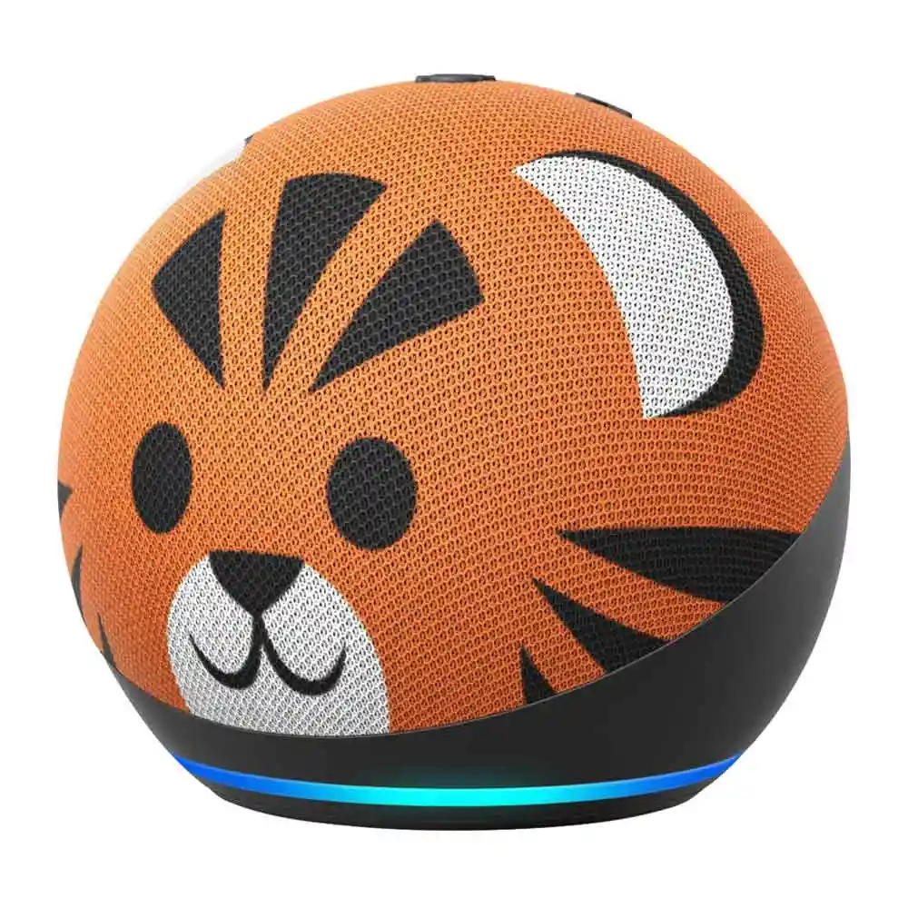 Amazon Echo Dot 4ta Inteligente Niños Tigre