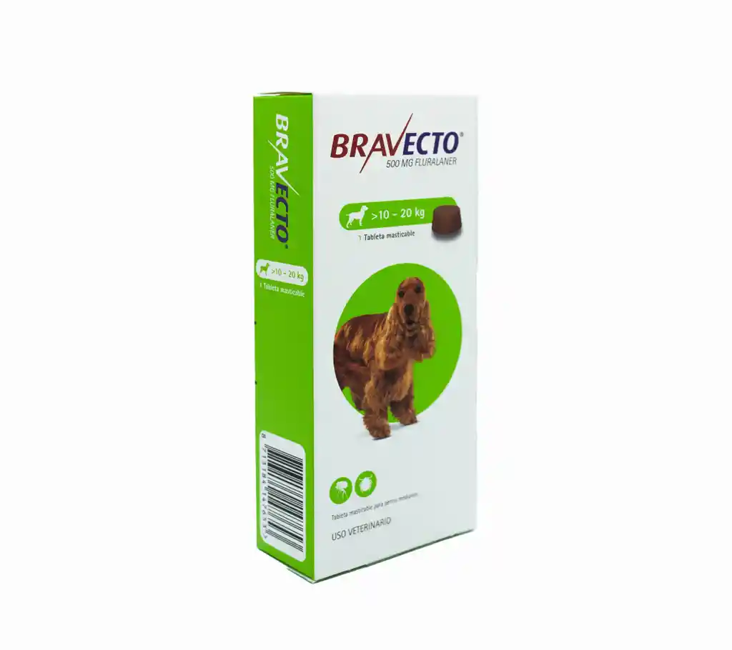 Bravecto Antipulgas para Perros (500 mg)