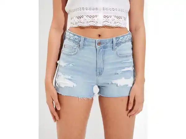 American Eagle Short Corto Color Índigo Talla 00