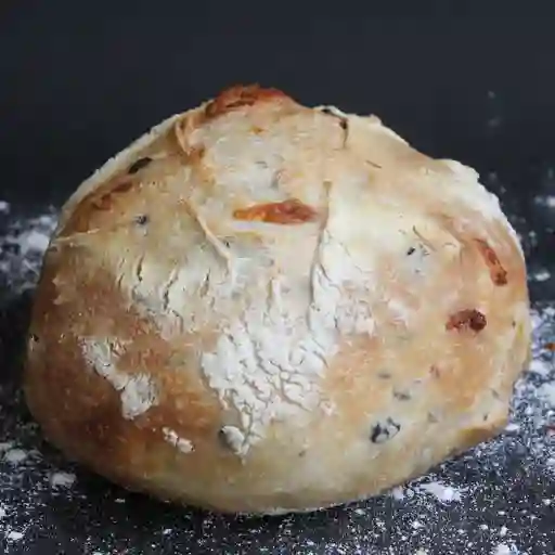 Pan queso holandés, aceitunas negras