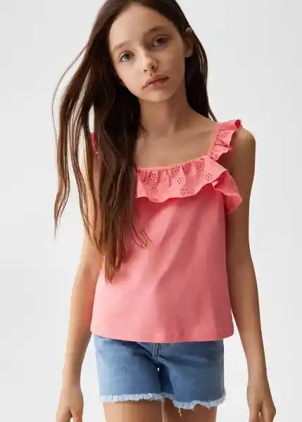 Camiseta Dante Rosa Talla 12 Niñas Mango