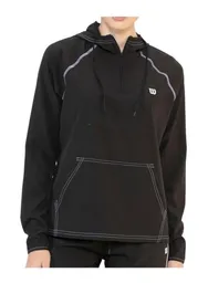 Buzo Deportivo Saco Con Capucha Wilson French 98518 Mujer Negro L