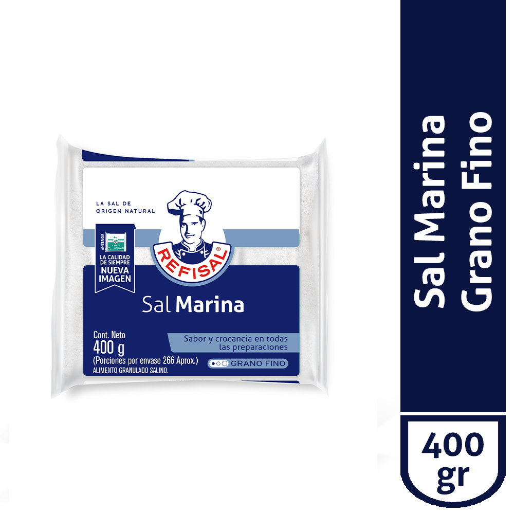 Refisal Sal Marina Cristal Fino 400 g
