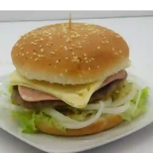 Hamburguesa con Jamón