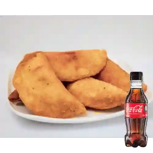 Combo Empanada Papa c/ Carne +Cocacola Orig 250ML