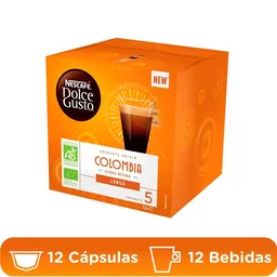 Nescafé-Dolce Gusto Cápsulas de Café Lungo Colombia 