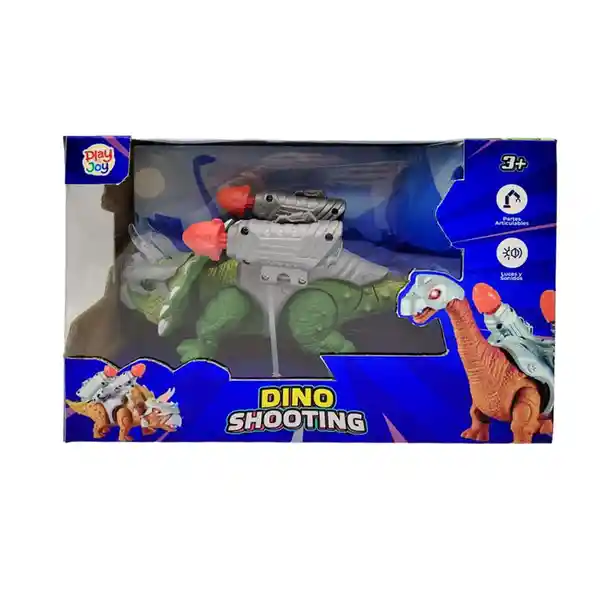 Play And Joy Robot Con Lanzador Dino Triceratops Shooting