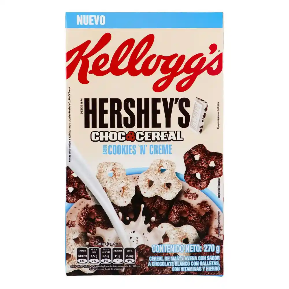 Kelloggs Cereal Hershey's Sabor Cookies & Cream