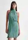 Vestido Florence Azul Talla 21 Teen Niñas Mango