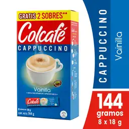 Colcafé Café Capuccino Sabor Vainilla