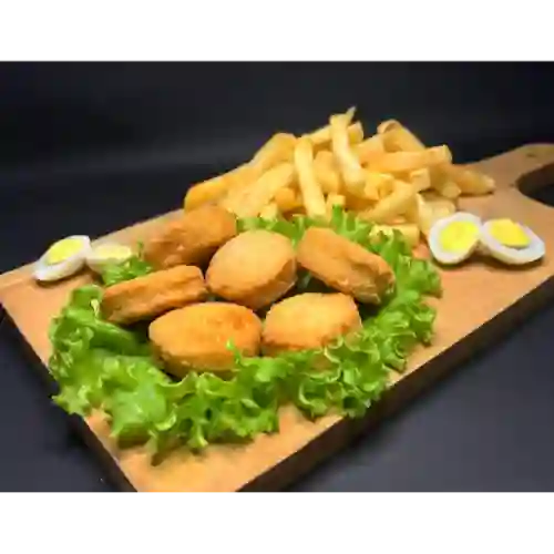 Nuggets con Papas