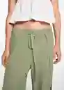 Pantalón Open Khaki Talla 22 Niñas Mango