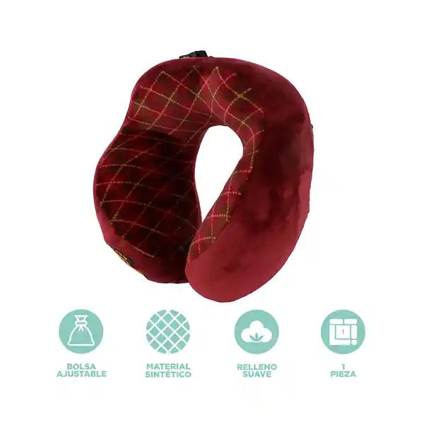 Almohada de Viaje Para Cuello Serie Harry Potter Rojo Miniso