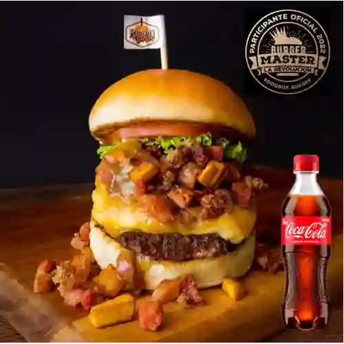 Combo Carnaval Burger Master +Cocacola Orig 400ml