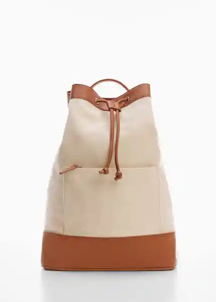 Mochila M Journey Beige Talla 99 Hombre Mango