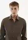 Camisa Play Khaki Talla M Hombre Mango