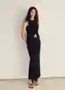 Chaleco Laguna Negro Talla S Mujer Mango