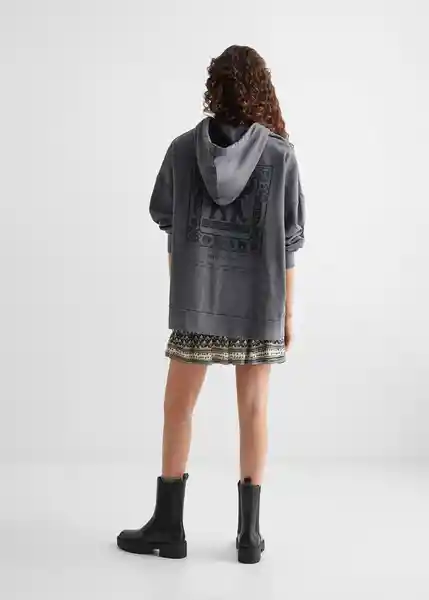 Buzo Sudadera Traveler Antracita Talla 20 Teen Niñas Mango