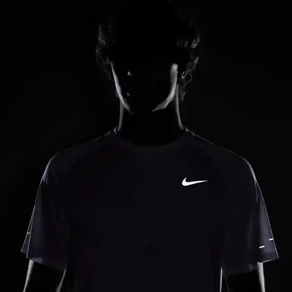 Nike Camiseta M Dfadv Stride Top Manga Corta Hombre Blanco T. M
