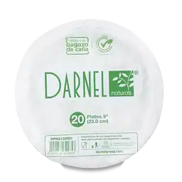 Darnel Plato Naturals Bagazo 23 cm