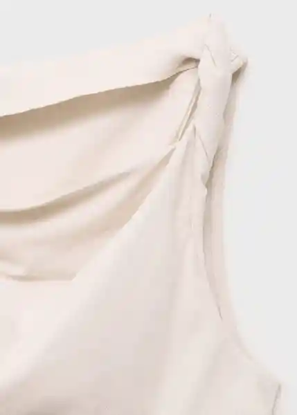 Top Riga Crudo Talla S Mujer Mango