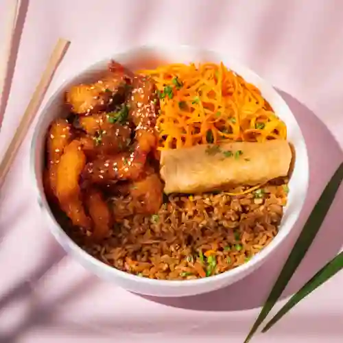 Bowl Arroz Camarones Agridulces