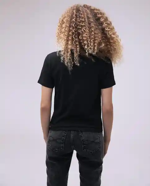  Camiseta Mujer Negro Talla L 600D004 AMERICANINO 