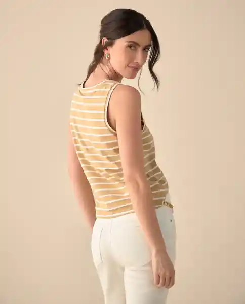 Camiseta Safari Estampado Beige Talla S 601G000 Esprit