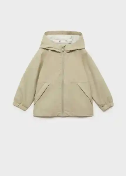 Abrigo Iggi Verde Talla 66 Niños Mango