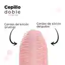 Miniso Cepillo Facial de Silicona Forma Aleta de Tiburón Rosa
