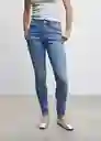 Pantalón Jean Soho Tejano Medio Talla 44 Mujer Mango