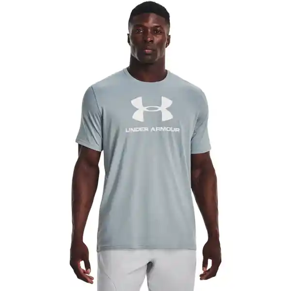 Under Armour Camiseta M Sportstyle Logo Gris T. MD 1329590-465