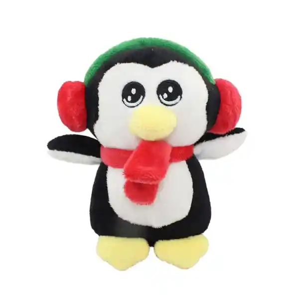 Krea Peluche Ojos Grandes Pengui Navidad 2024