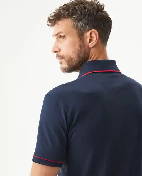 Camiseta Details Contrats Polo Azul Medianoche T L Chevignon