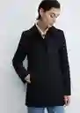 Abrigo Lively Navy Talla S Mujer Mango