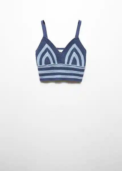 Top Carioca Azul Talla 20 Niñas Mango