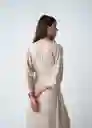 Vestido Anissa Beige Claro Talla M Mujer 573G385 Naf Naf