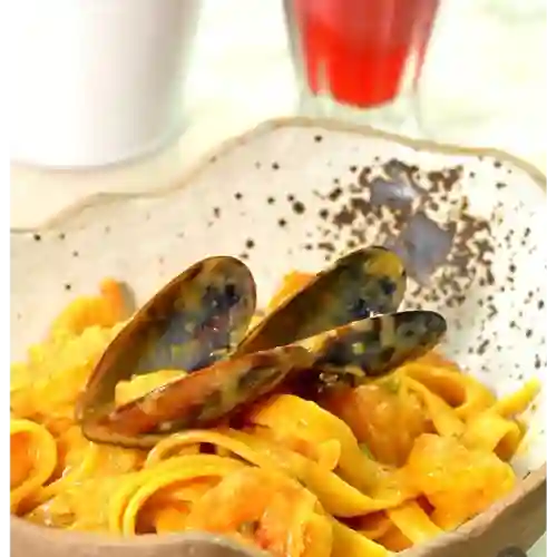 Pastas con Camarones