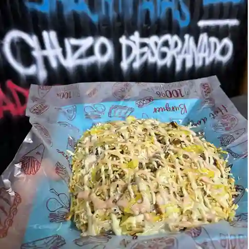 Chuzo desgranado carne